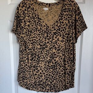 Old Navy Cheetah Print T shirt